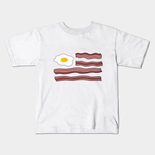 Bacon Flag Kids T-Shirt